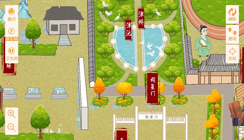 吴川手绘地图景区语音讲解导览系统：智慧景区建设的基石